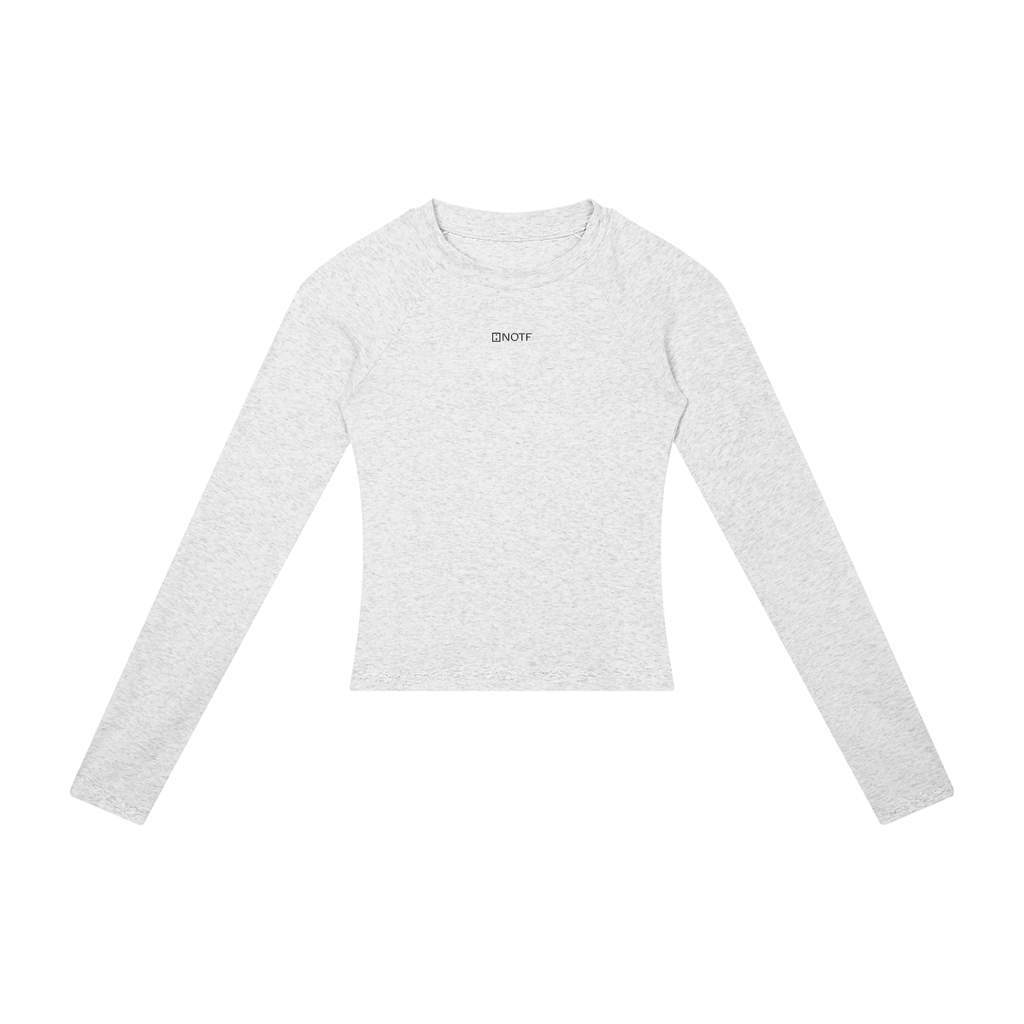 NOTF Women's Raglan LS Crop Tee (Light Version)