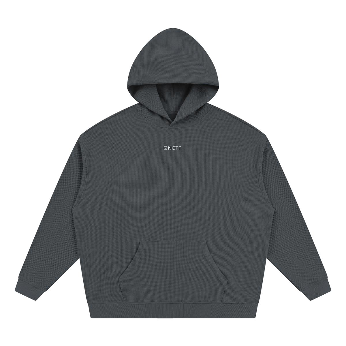NOTF Grid Fleece Hoodie (Dark Version)