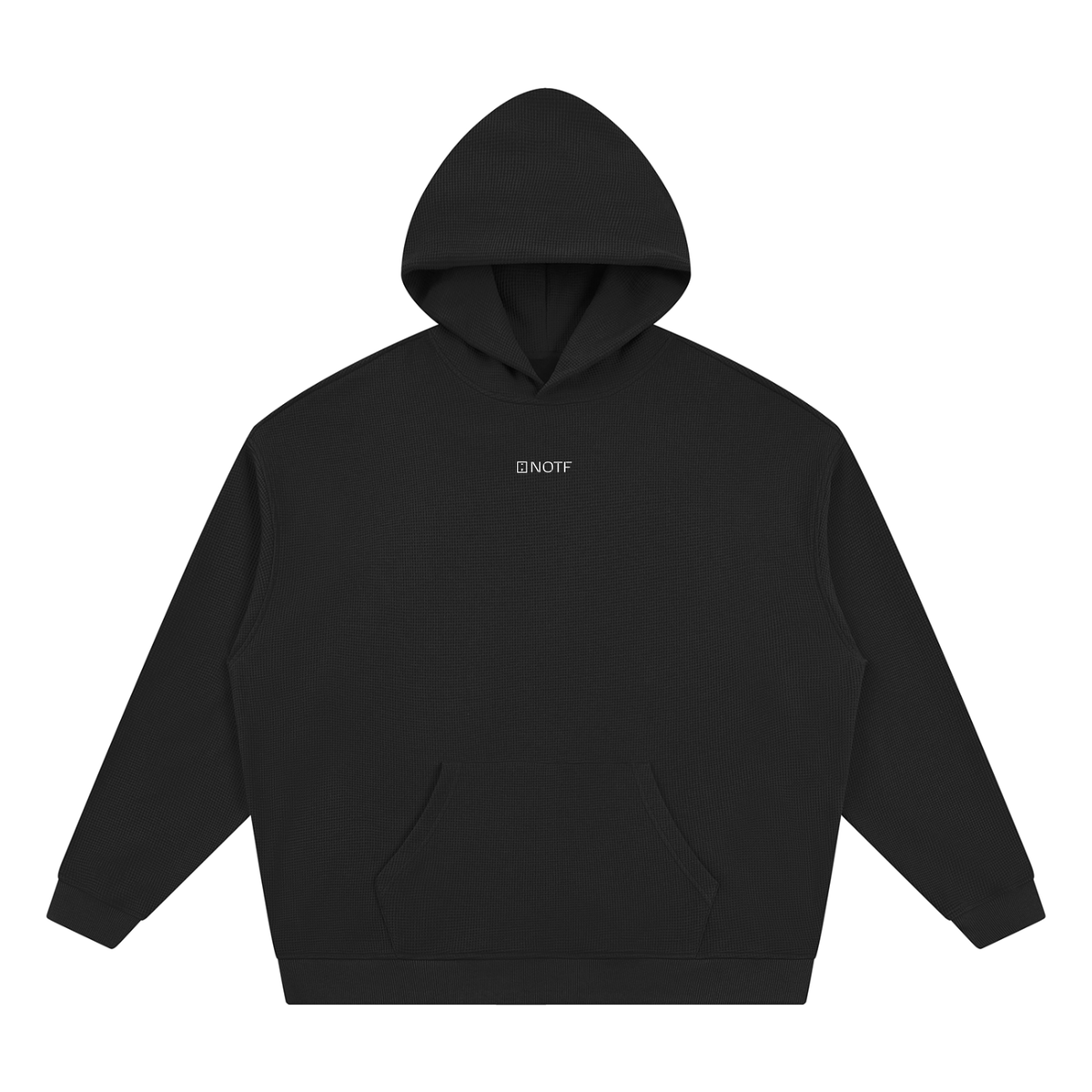 NOTF Grid Fleece Hoodie (Dark Version)