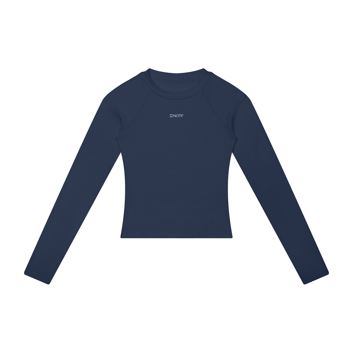 NOTF Women’s Raglan LS Crop Tee (Dark Version)