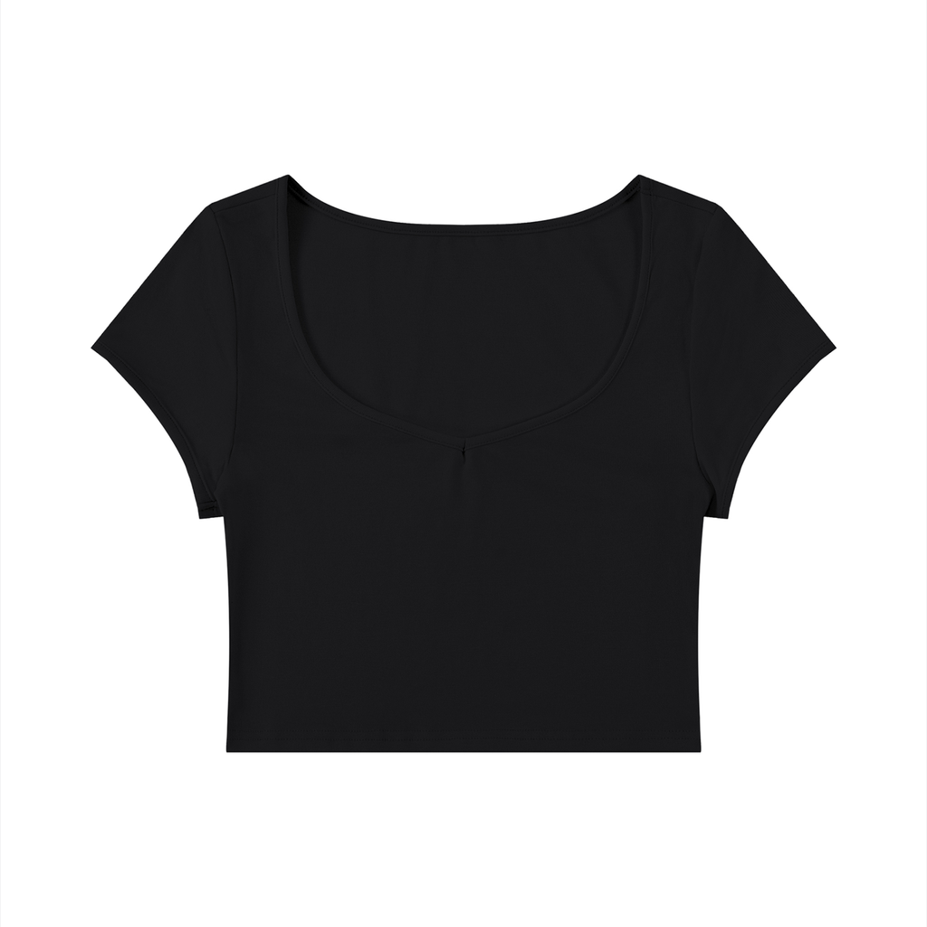NOTF Women's Cap Sleeve Crop Tee (Dark Version)