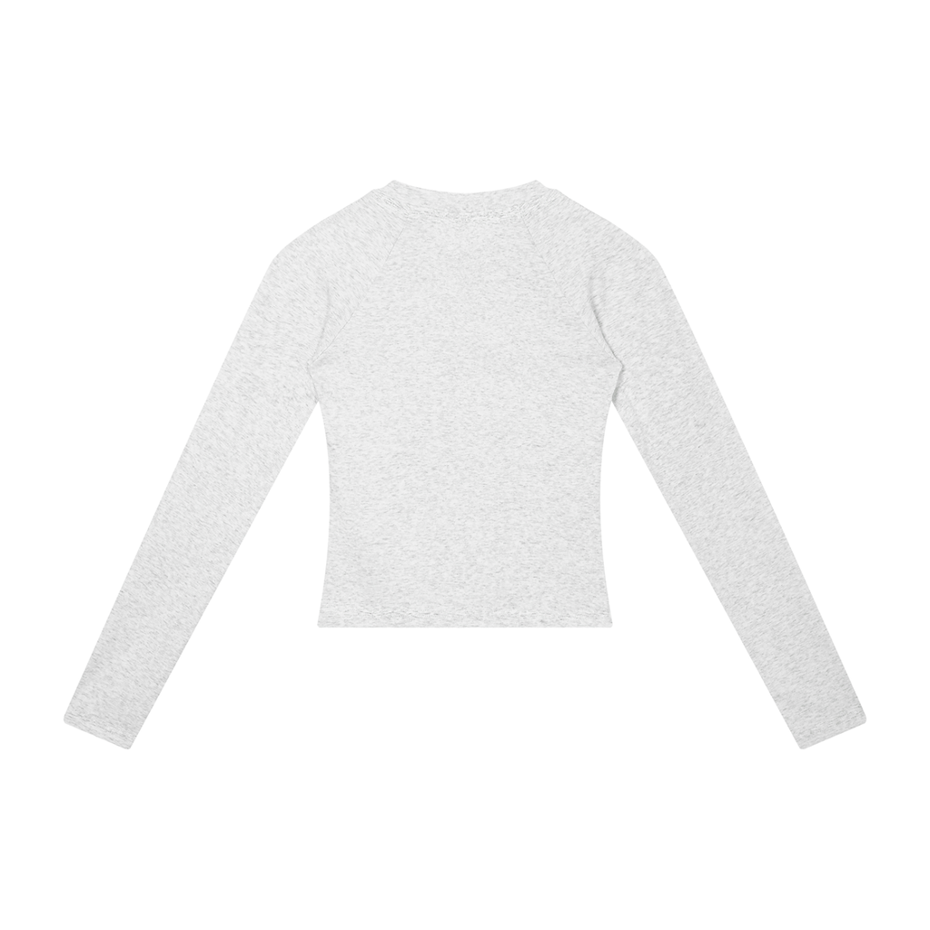 NOTF Women's Raglan LS Crop Tee (Light Version)