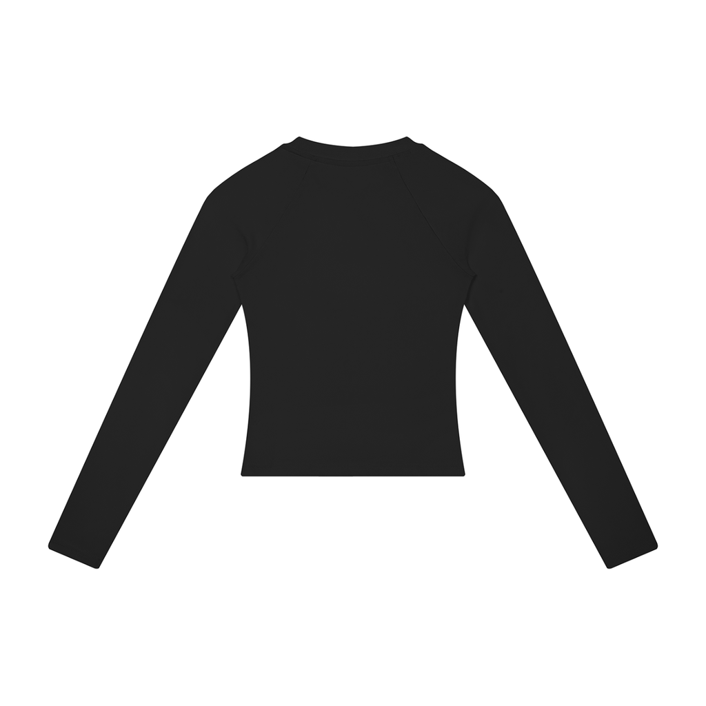 NOTF Women’s Raglan LS Crop Tee (Dark Version)