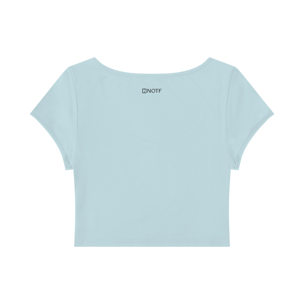 NOTF Women's Cap Sleeve Crop Tee (Light Version)