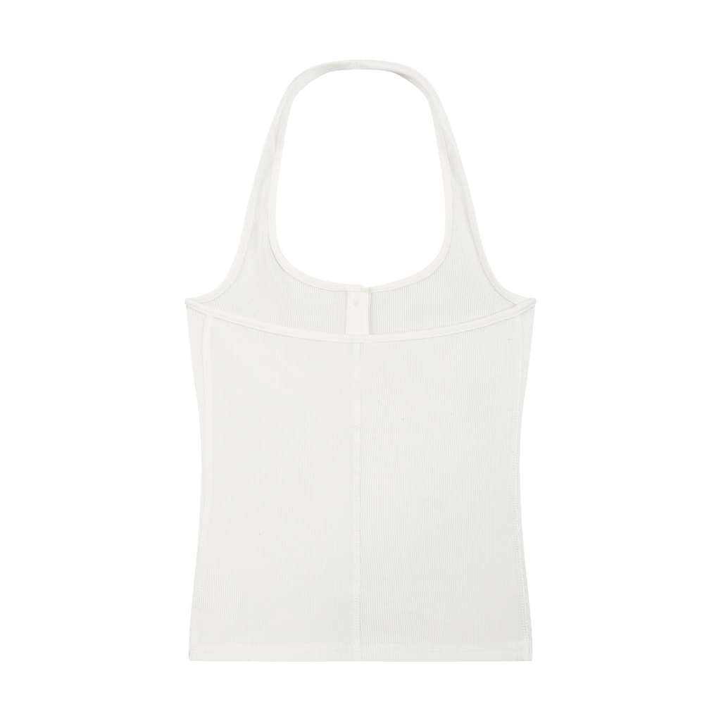 NOTF Women's Ribbed Henley Tank (Light Version)