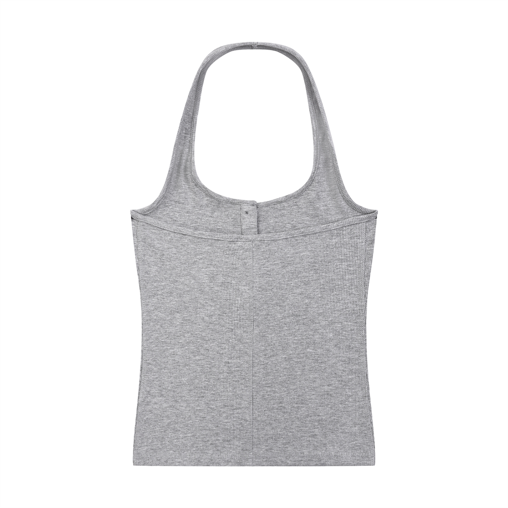 NOTF Women's Ribbed Henley Tank (Light Version)